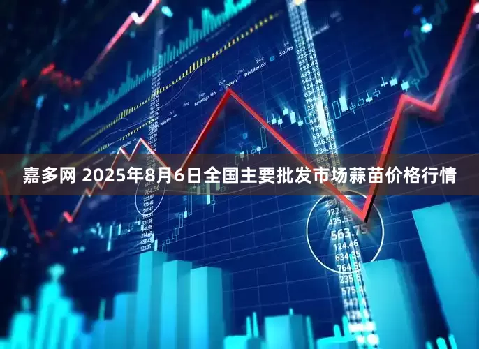 嘉多网 2025年8月6日全国主要批发市场蒜苗价格行情